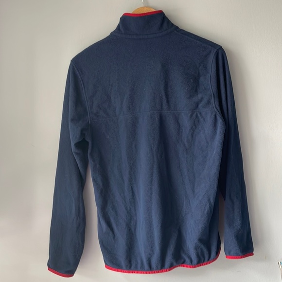 Patagonia Micro D® Snap-T® Fleece Pullover Top (Navy/Red) - Picture 5 of 5
